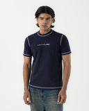 Contrast T-shirt (Navy)
