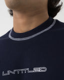 Contrast T-shirt (Navy)