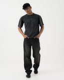 Straight Fit Jeans (Black-Brown)