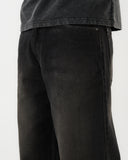 Straight Fit Jeans (Black-Brown)