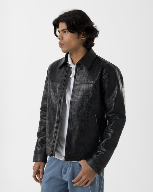 Croc Jacket (Black)