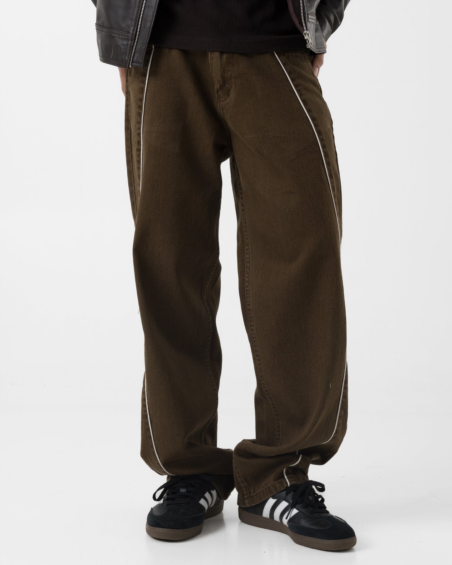 Piped Denim (Sand)