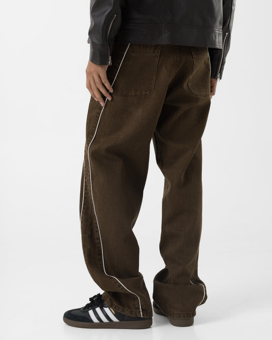 Piped Denim (Sand)