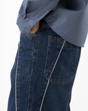 Piped Denim (Blue)