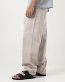 Double Pleated Trousers (Light Grey)
