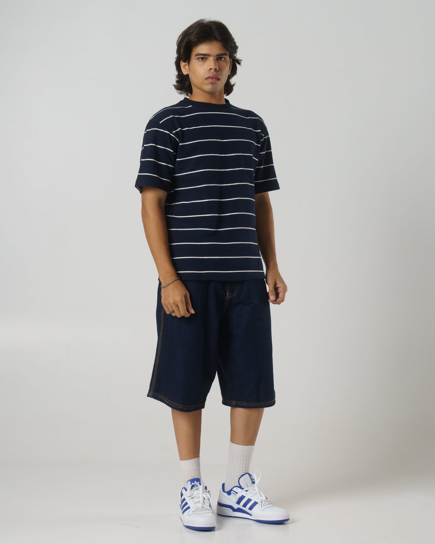 Stripe T-shirt (Navy)