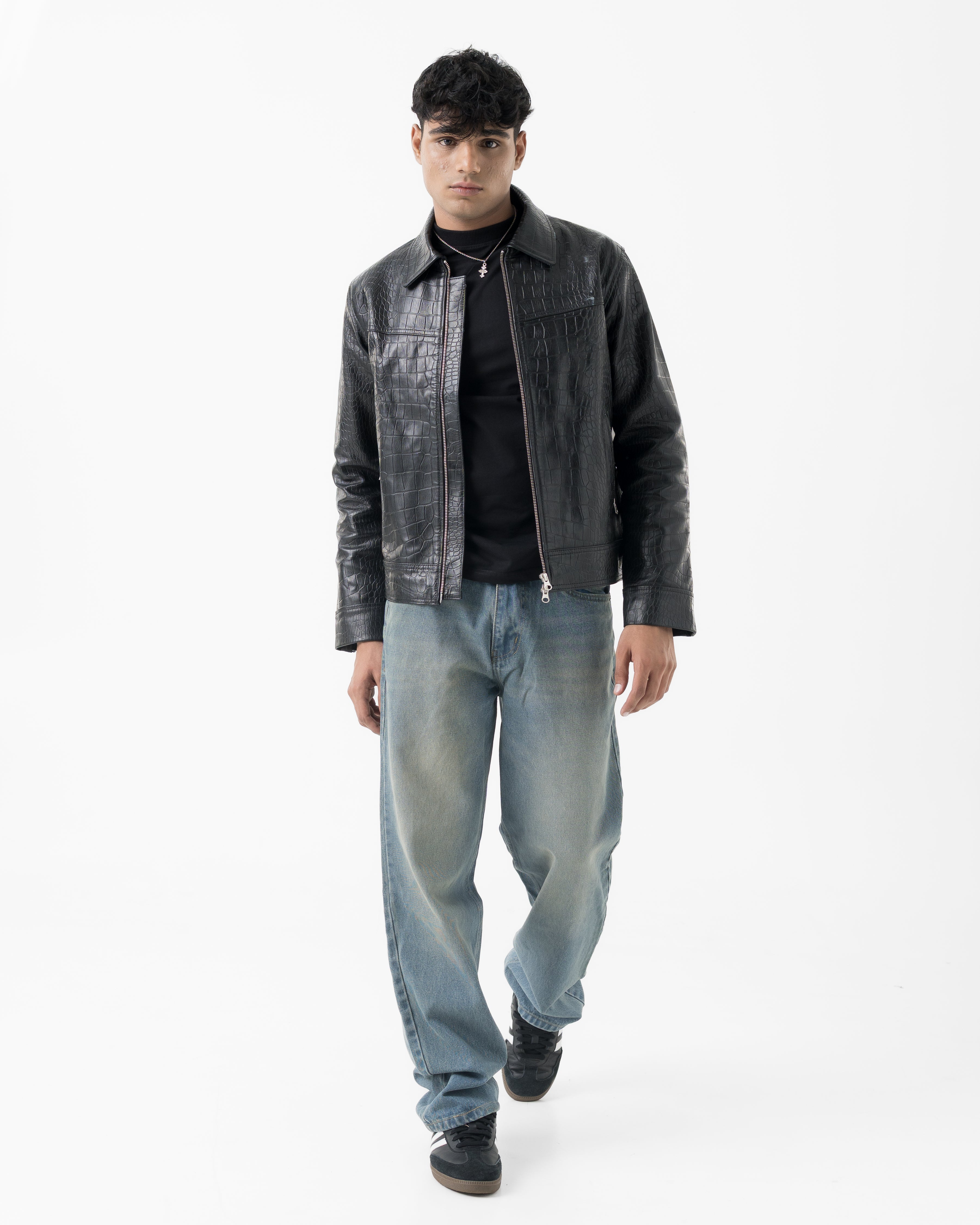 Croc Jacket (Black) – untld.in