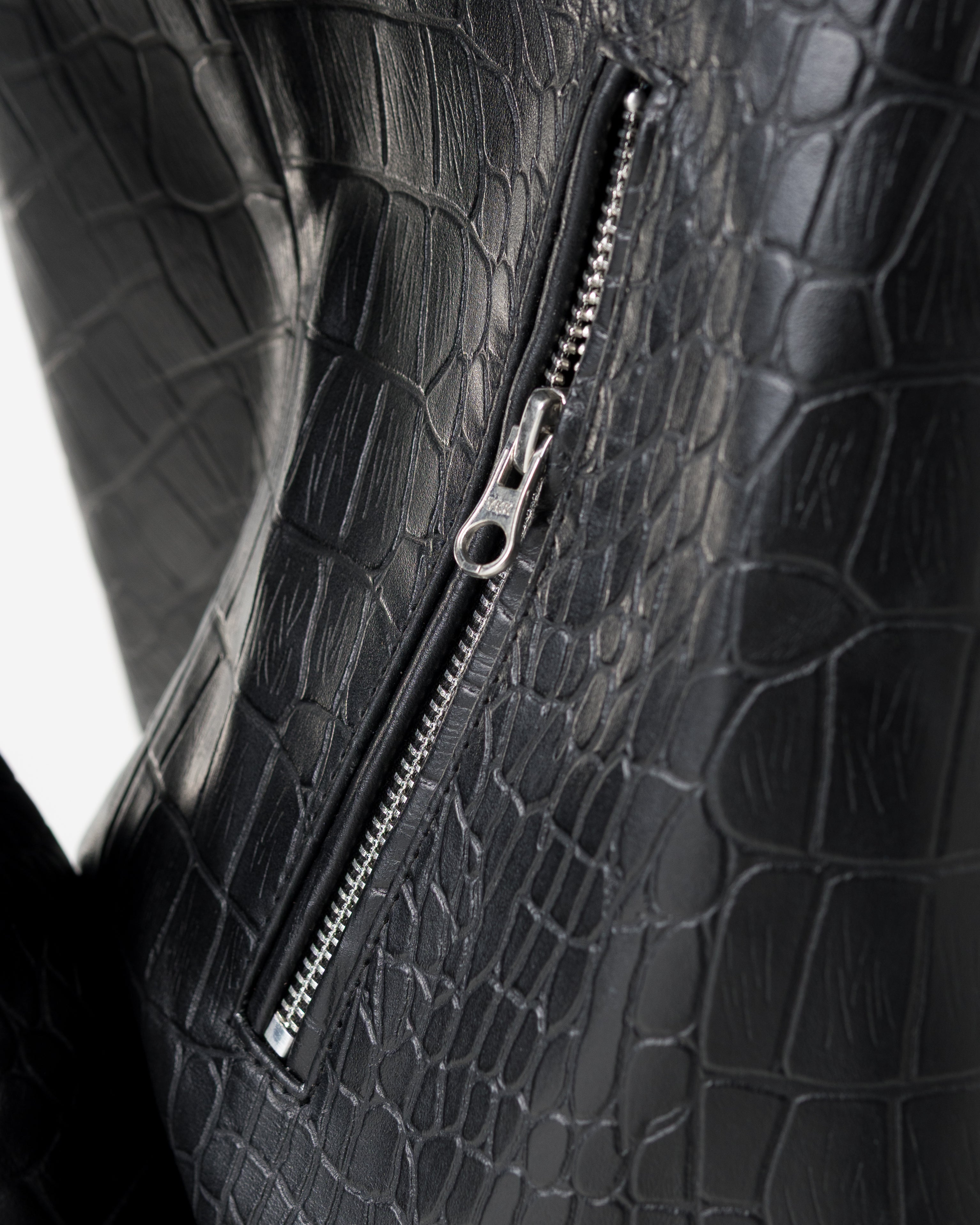 Croc Jacket (Black) – untld.in