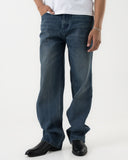 Straight Fit Jeans (Dark Blue)