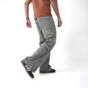 Flared Denim (Iron Blue)