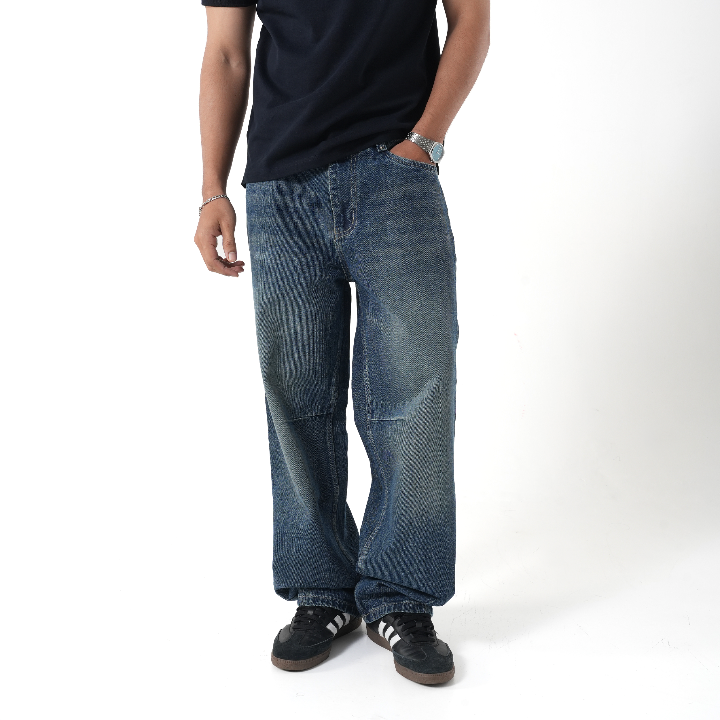高級 Goar.Archive BLUE WAIST BAGGY DENIM 【公式通販】
